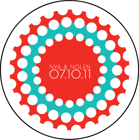 Joy Letterpress Coaster Design Medium