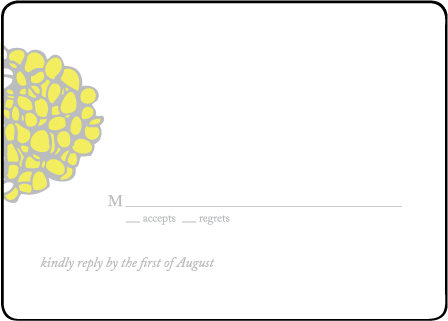 Joyful Yarrow Letterpress Reply Design Medium