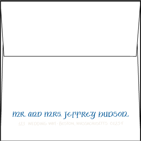 Julian Calligraphy Letterpress Save The Date Envelope Design Medium