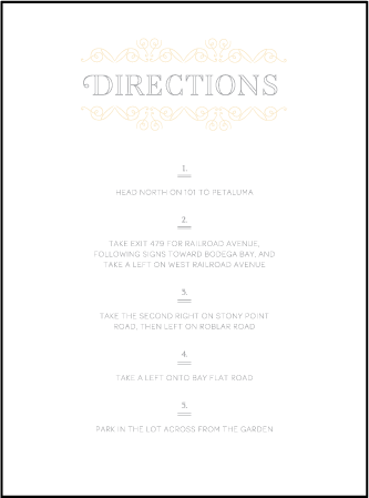 La Salle Letterpress Direction Design Medium