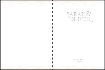 La Salle Letterpress Program Design Medium
