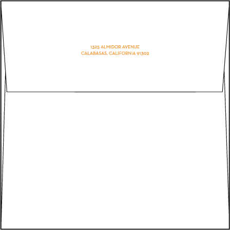 Lana Letterpress Envelope Design Medium
