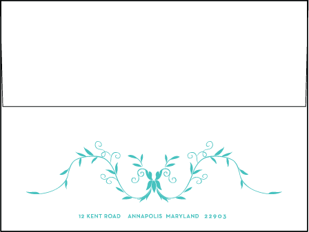 Larkin Letterpress Envelope Design Medium