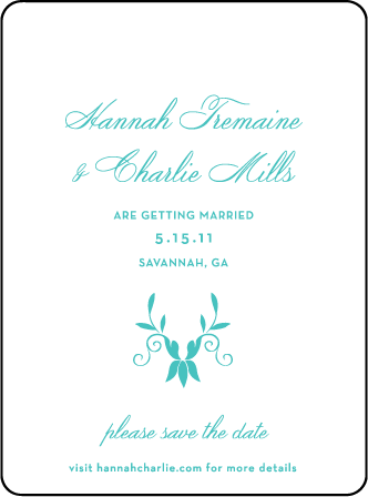 Larkin Letterpress Save The Date Design Medium