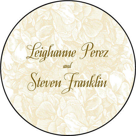 Leigha Spring Letterpress Coaster Design Medium