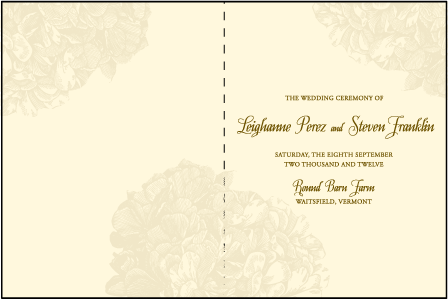 Leigha Spring Letterpress Program Design Medium