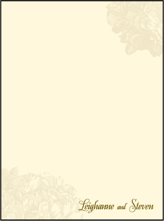 Leigha Spring Letterpress Thank You Card Flat Design Medium