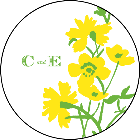 Lenox Botanical Letterpress Coaster Design Medium