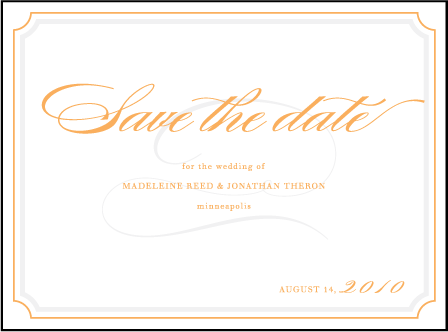 Lexington Letterpress Save The Date Design Medium