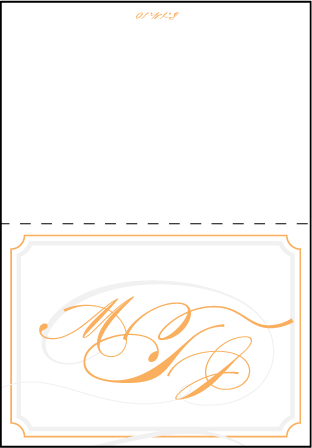 Lexington Letterpress Thank You Card Fold Design Medium