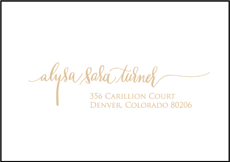 Lillyblade Letterpress Reply Envelope Design Medium