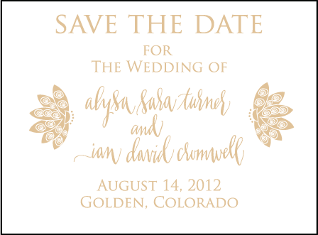 Lillyblade Letterpress Save The Date Design Medium