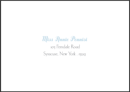 Linden Summer Letterpress Reply Envelope Design Medium