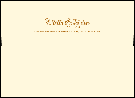 Lola Letterpress Thank You Card Flat Envelope Design Medium