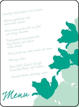 Love Notes Letterpress Menu Design Medium