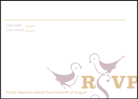 Lovebirds Letterpress Reply Design Medium