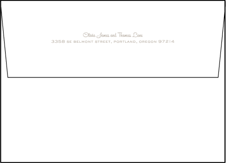 Lumos Letterpress Envelope Design Medium