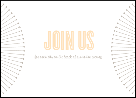 Lumos Letterpress Reception Design Medium