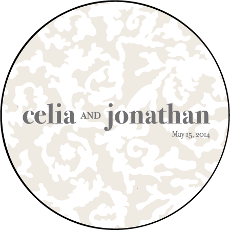 Lush Letterpress Coaster Design Medium