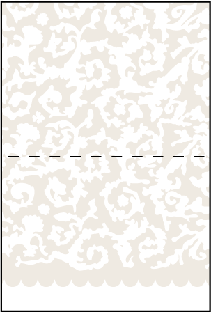 Lush Letterpress Placecard Fold Design Medium