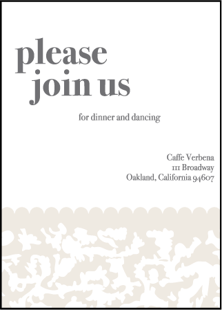 Lush Letterpress Reception Design Medium