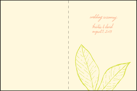 Maile Letterpress Program Design Medium