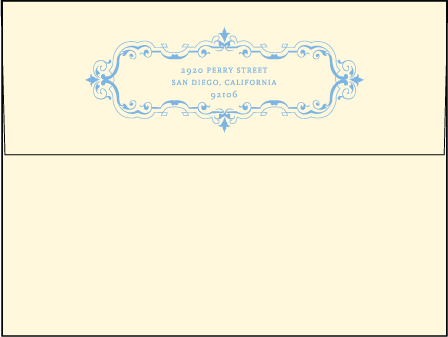 Marais Letterpress Envelope Design Medium