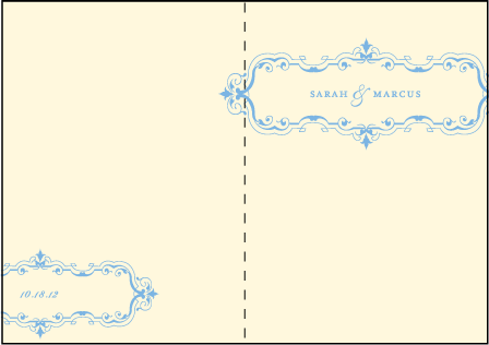 Marais Letterpress Program Design Medium
