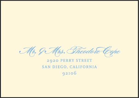 Marais Letterpress Reply Envelope Design Medium