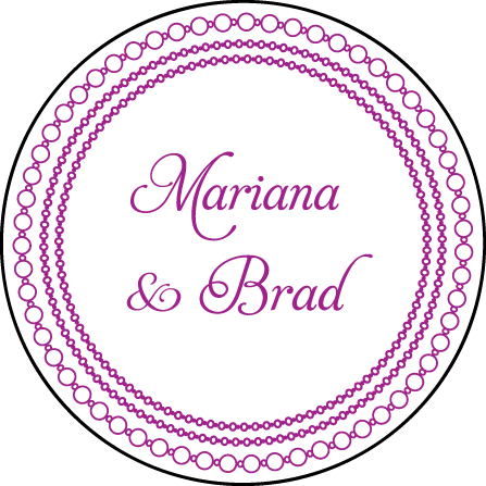 Mariana Vintage Letterpress Coaster Design Medium