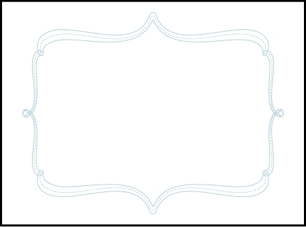 Marie Letterpress Placecard Flat Design Medium