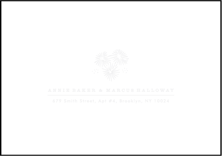 Meadow Letterpress Reply Envelope Design Medium