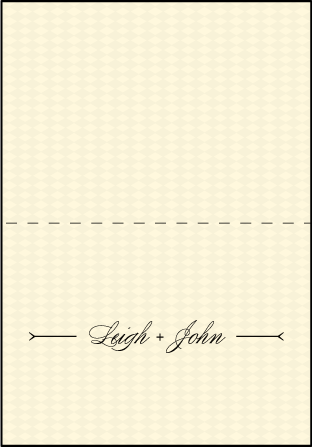 Measurement Letterpress Thank You Card Fold Design Medium