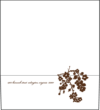 Mimosa Letterpress Envelope Design Medium