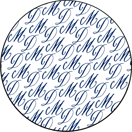 Miranda Letterpress Coaster Design Medium