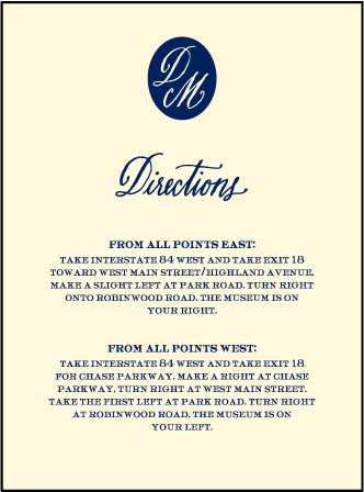 Miranda Letterpress Direction Design Medium