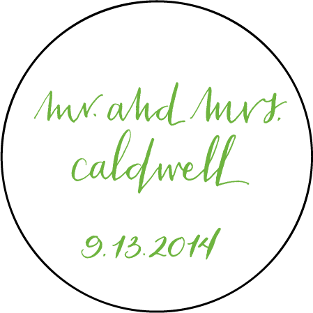 Mitty Calligraphy Letterpress Coaster Design Medium