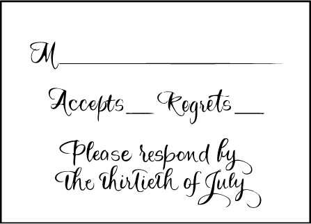 Modern Calligraphy Letterpress Reply Design Medium