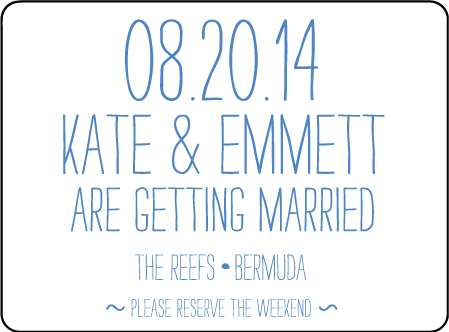 Modern Fete Letterpress Save The Date Design Medium