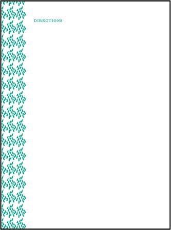 Modern Garden Letterpress Direction Design Medium