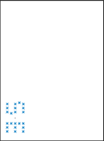 Modern Starlight Letterpress Thank You Card Flat Design Medium