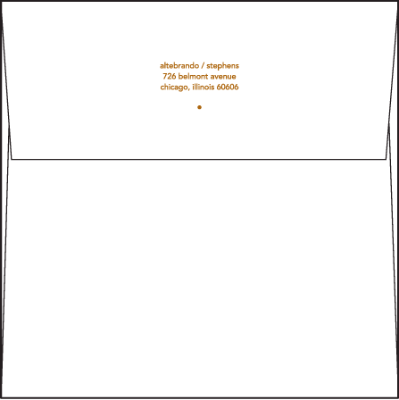 Moderno 2 Letterpress Envelope Design Medium