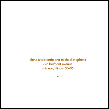 Moderno 2 Letterpress Reply Envelope Design Medium
