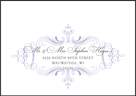 Nantucket Letterpress Reply Envelope Design Medium