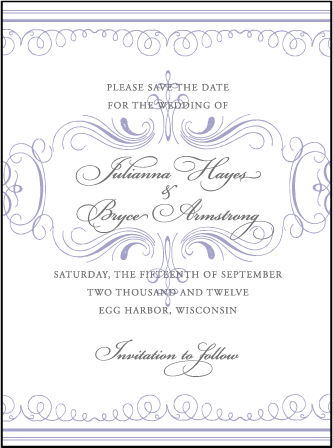Nantucket Letterpress Save The Date Design Medium