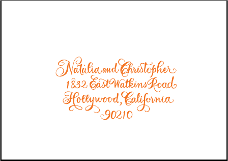 Natalia Letterpress Reply Envelope Design Medium