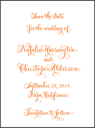 Natalia Letterpress Save The Date Design Medium
