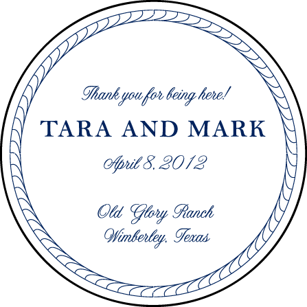Nautical Classic Letterpress Coaster Design Medium