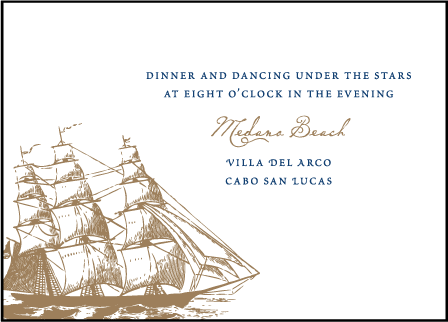 Nautilus Letterpress Reception Design Medium