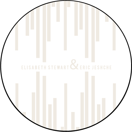 New Horizon Letterpress Coaster Design Medium